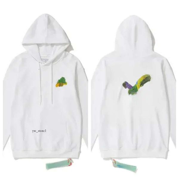 Дизайнерский пуловер Off White Hoodie Sweatshirt Fashion Off Hoodies Finger Ow Brand Толстовка с капюшоном Пуловер с капюшоном Одежда Off White 5382