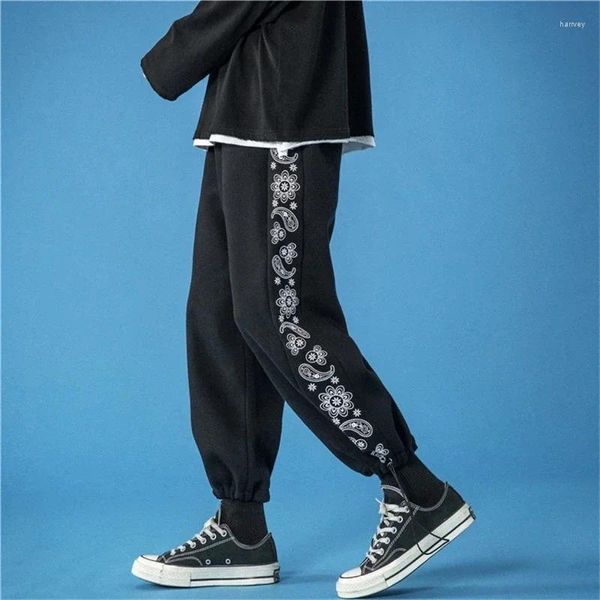 Pantaloni da uomo Paisley Primavera Estate Pantaloni sportivi da uomo Bandana Pantaloni sportivi in cotone Tuta 2024 Pantaloni larghi Pantaloni da jogging Abbigliamento sportivo Abbigliamento