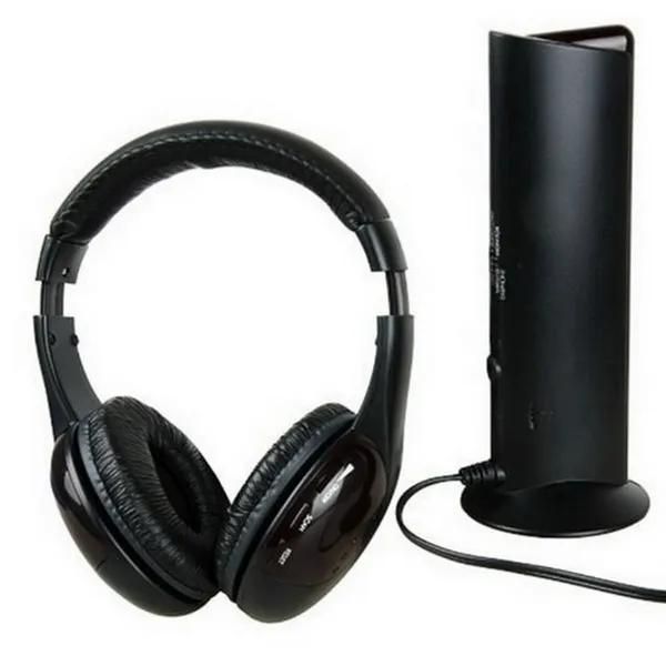 Kopfhörer 5 in 1 DJ Gaming HiFi Wireless Kopfhörer Kopfhörer Headset FM Radio Monitor MP3 PC TV Mobiltelefone Kopfhörer DHL
