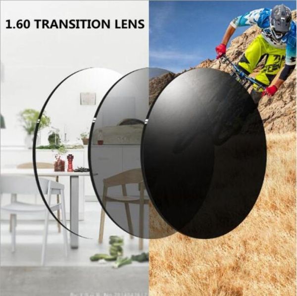 HQ Accustomized Transition Pochromy Resin Lens UV400 Graubraune Farbe für verschreibungspflichtige Sonnenbrillen, leicht, dünn, 16 Index für 9993691