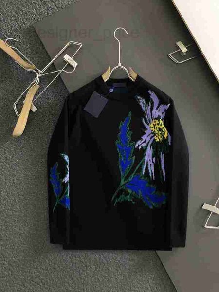 Erkek Sweaters Designer Premium Swit Sweater Thistle Thistle Intarsia Pullover Luxurious Yün Kazak Moda Vücut Üstü Etkisi M-XXXL boyutlarında mevcuttur