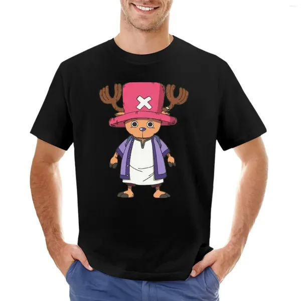 Canotte da uomo T-shirt Tony Chopper Felpe T-shirt nera da uomo oversize