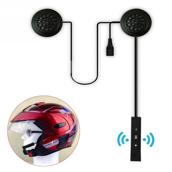 Fones de ouvido bluetooth fone de ouvido bt11 microfone antiinterferência bicicleta quatro anéis para chamada capacete da motocicleta equitação mãos livres