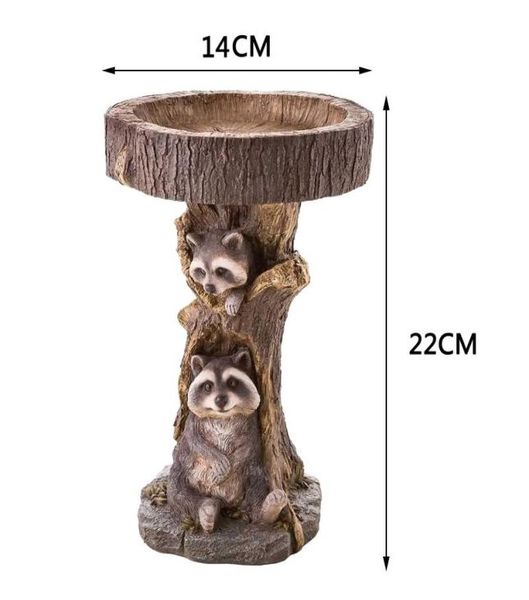 Altre forniture per uccelli Statuette di animali realistiche Pali da giardino Prato Cortile Decorazione del patio Bagno resistente alle intemperie Sculture durevoli Cra4600267