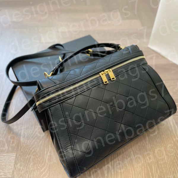 Alta qualidade cor sólida preto diamante padrão carta zíper designer ombro moda saco sacos de ombro senhoras bolsas de compras mulheres mini mochila de couro