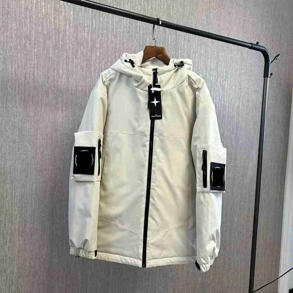 Jaqueta Stones Island Stones Island masculina de luxo jaqueta de marca italiana outono / inverno leve trench coat de manga comprida Stones jaqueta jaqueta CP jaqueta XF69