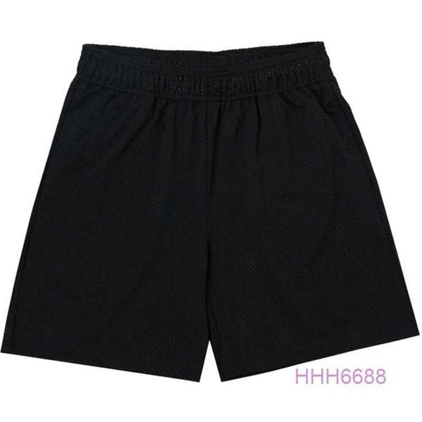 2024 Mens e Womens Fashion Beach Shorts West Coast Designer Ericemanuelsshorts Estilo Cor Luz Impressão Código American Mesh Cor Sólida Pode Ser Adicionado com Loo Oduw