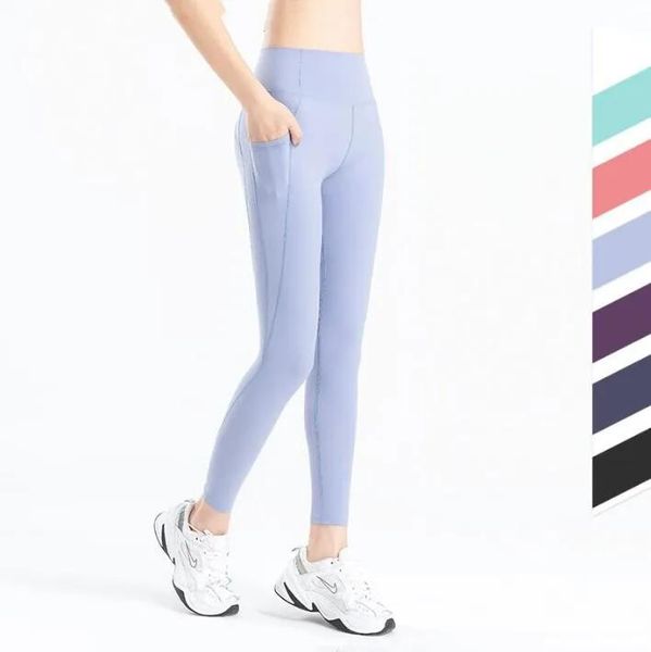 Calças justas calças de yoga fitness leggings jeggings verão cintura alta esportes calça nu sentimento feminino quente designer push up mulheres sexy pêssego bunda