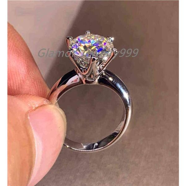 50ct moissanite noivado feminino 14k branco banhado a ouro laboratório anel de diamante prata esterlina anéis de casamento caixa de jóias incluem x22021253