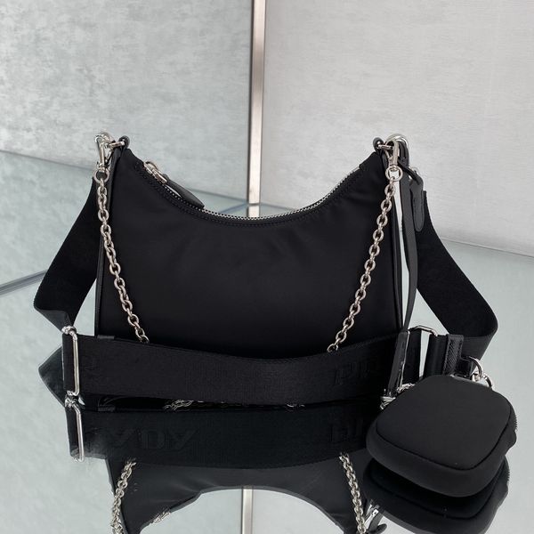 HDMBAGS2023 Tasarımcılar Torbalar Lüksler Çantalar 3 Parça Çantalar 2005 Crossbody Hobo Cüzdanları Kadın Lady Omuz Moda Çantası Minimalist Stil İşlevsellik Cüzdan