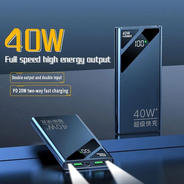 Банки PD40W TwoWay Fast Charging Power Bank Portabl