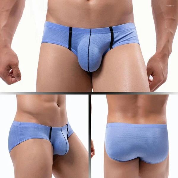 Unterhosen Mann Bulge Pouch Unterwäsche für Jungen Soft Super Big Penis U-Convex Boxer Elastic Dick Bag Dessous Enhance Höschen Sexy Slips