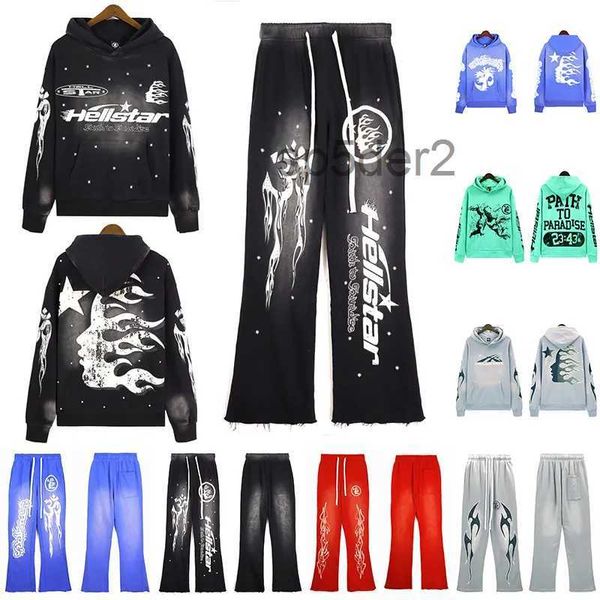 Erkek Tasarımcı Hoodies Hellstar kapüşonlu sweatshirt moda yüksek kaliteli pantolon ceketleri kadın sokak kıyafetleri uzun kollu hip hop tarzı giyim unisex hood 6b0m