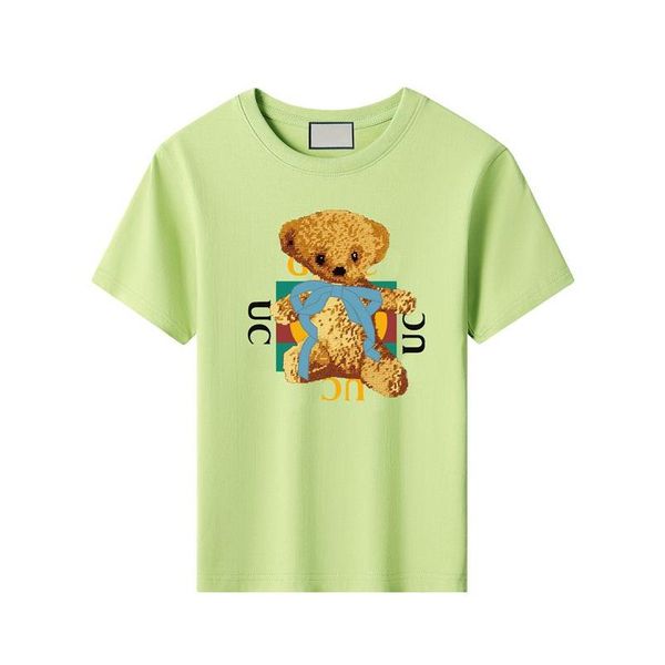 T-Shirts Luxus-T-Shirts für Kinder Hochwertige Kinder-T-Shirts G Designer Babykleidung Designer Jungenoberteile Kinderanzug Mädchen bedruckt Cott Dhn3O
