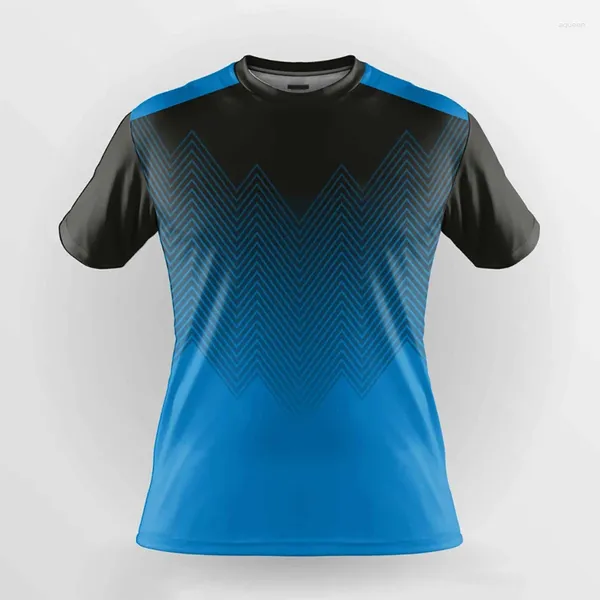 Herren-T-Shirts, schnell trocknendes Herren-T-Shirt, Damen-Badminton-Uniformen, Fitness-Lauf-Trainingskleidung, atmungsaktiv, bedruckt, Jungen-Sportbekleidung