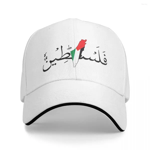 Berets Adulto Palestina Árabe Bandeira Cap Hip-Hop Bonés de Beisebol Poliéster Pai Chapéu Sol Ajustável Caminhoneiro Inverno