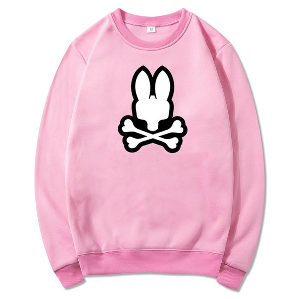 Felpe con cappuccio da uomo Felpe con stampa di coniglio divertente Felpe con cappuccio in cotone Bad Bunny Felpa con cappuccio viola con cappuccio Maglione Felpe sportive Pullover da uomo Tuta da donna Casual