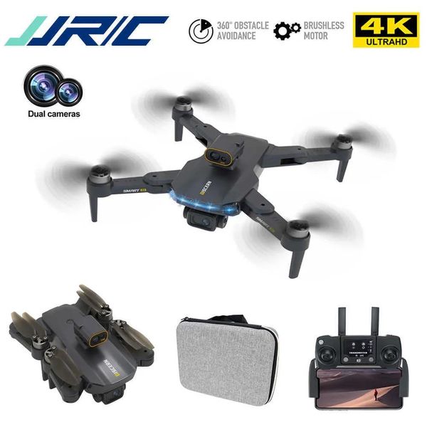 Drone pieghevole per aereo con motore brushless GPS JX21 professionale 4K doppia fotocamera HD fotografia aerea per evitare ostacoli quadricottero giocattoli