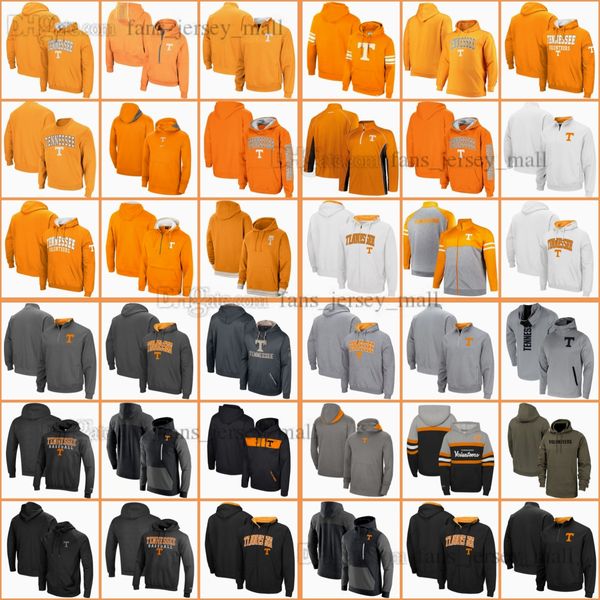 Fai da te personalizzato S-6XL Tennessee Volunteers College football Felpa con cappuccio Slim Fit Pullover 7 Joe Milton III 0 Jaylen Wright 10 Scoiattolo Bianco Nero Arancione Felpe con cappuccio cucite