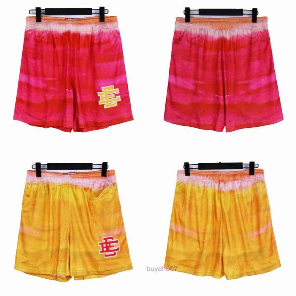 E3hj 2024 Mens e Mulheres Moda Beach Shorts West Coast Designer Ericemanuelsshorts Springsummer Nova marca na moda Ee Letter Impresso Esportes High Street Casual Cap