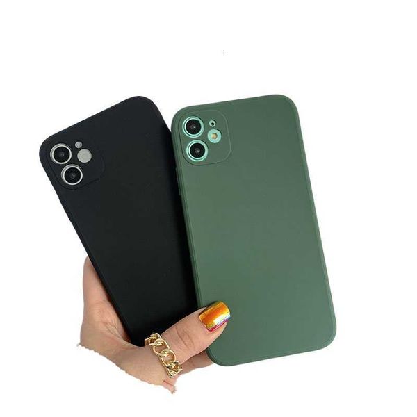 Handyhüllen TPU Soft Phone Cases für Apple iPhone 15 14 13 12 Pro MAX XS XR SE 2 mehrfarbig Matte Rückseite Silikon ZH6O