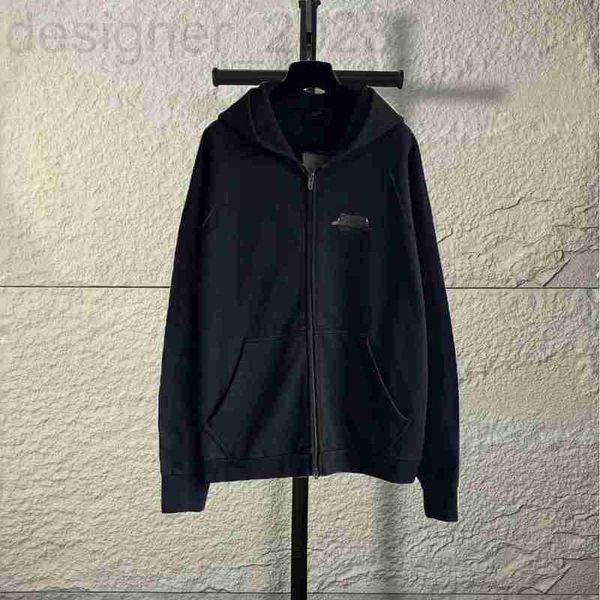 Herren Hoodies Sweatshirts Designer Paris Hohe Version B Druckkleber Bedruckter Hoodie Korrekt gestickter Reißverschluss Luxus 6HD7