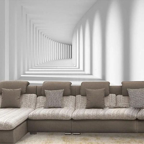 Wallpapers Home Improvement Benutzerdefinierte 3D-Fototapete Moderne abstrakte Passway-Kunstwand Wohnzimmer Sofa Hintergrund Wandpapiere