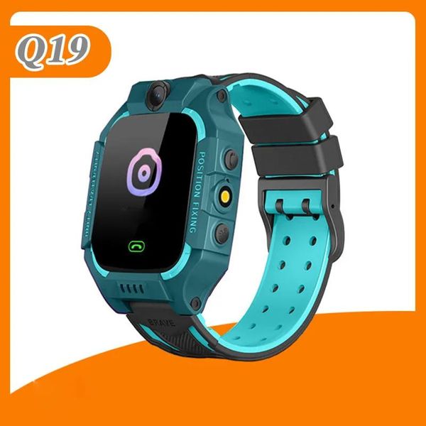 Relógios Q19 Smart Watch Watch Sos Câmera Baby LBS Posição Rastreador de lacação Smart Kids Chat Voice Flintra crianças