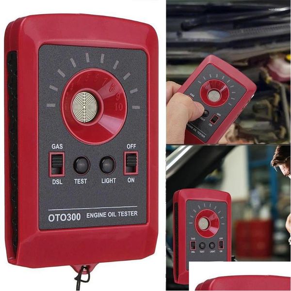 Strumenti diagnostici Analizzatore di gas Rilevatore di motore digitale a LED Tester di qualità dell'olio per auto Diagnosi Consegna di gocce Cellulari Motociclette Ve Dhgyi
