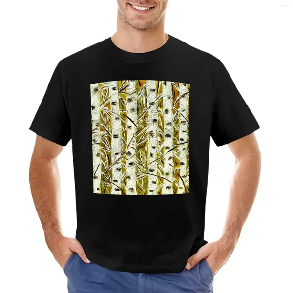 Regatas masculinas modestas bétulas camiseta de secagem rápida camisetas gráficas para homens algodão