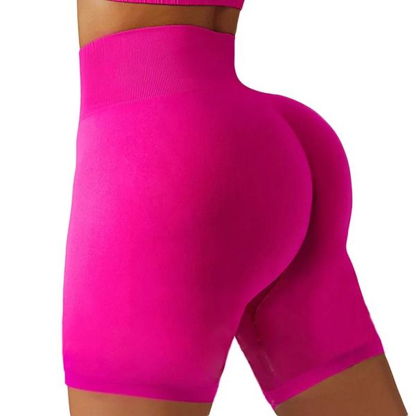 Röcke nahtlose Sportshorts für Frauen Yoga Kurzer Schub Up High Taille Fitnessstudio Scrunch Shorts Fiess Training Butt Anheben