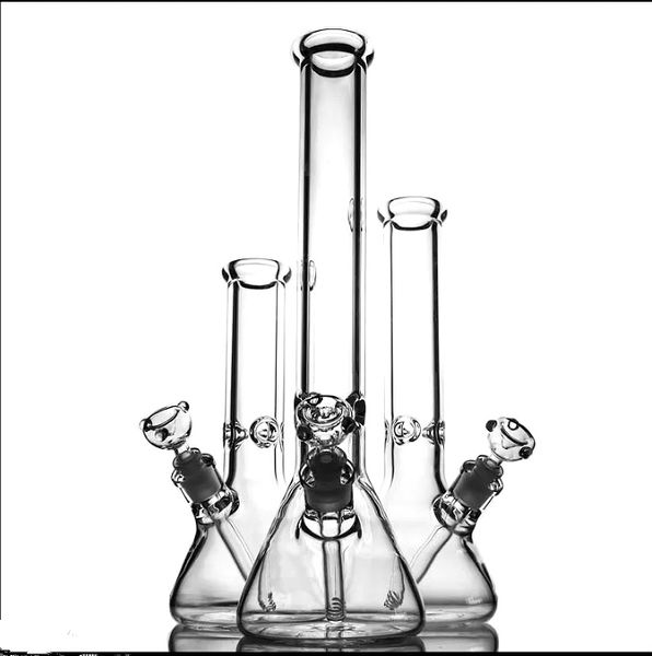 18 polegadas 14 polegadas e 10 polegadas Hookahs de vidro têm elefante Joint Glass bong Beaker Bongs Super Heavy tubulação de água fumar tubos de água dab rig