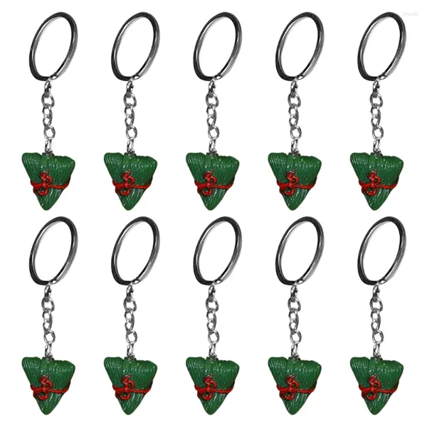 Schlüsselanhänger Kindergeburtstagsgeschenke Simulierter Zongzi-Schlüssel Mini-Einkaufstasche Multifunktions-Schlüsselanhänger-Anhänger