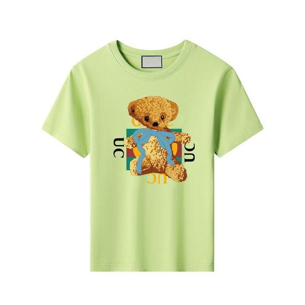 T-shirt Magliette di lusso per bambini Magliette per bambini di alta qualità G Designer Abbigliamento per bambini Designer Ragazzo Top per bambini Vestito per ragazza Stampato Cott Dhbmh