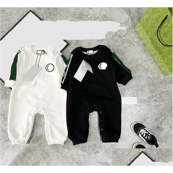 Klasik kurdele p tulum winrer saf pamuk yenidoğan bebek onesies bodysuit bahar bebekler romper yeni doğmuş uzun kollu kıyafetler dr dhr7s