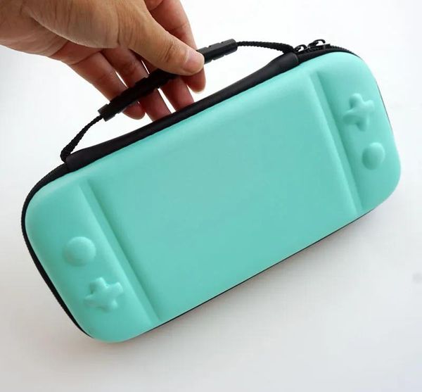 Taschen EVA-Tragetasche für Nintendo Switch Lite, hart, langlebig, Spielkartenaufbewahrung, tragbarer Koffer, 2 Stück/Menge