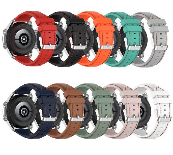 Mais novo 20mm 22mm banda de silicone para samsung galaxy assista ativo 2 engrenagem esporte pulseira pulseira para huami amazfit whole1849865