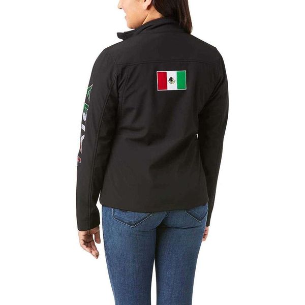 Ariat Women S Classic Team México Monpant de Jaqueta Softshell resistente à água