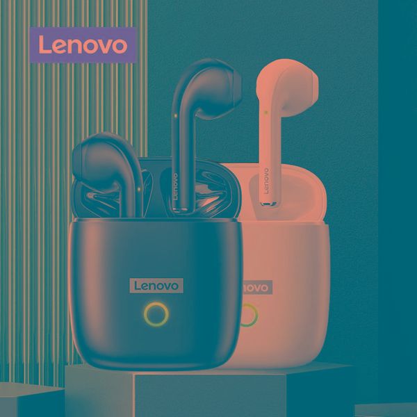 Ohrhörer Original Lenovo LP50 Bluetooth -Kopfhörer TWS Wireless HD Stereo -Ohrhörer mit Mikrofon wasserdichte Berührung Langes Standby -Kopfhörer