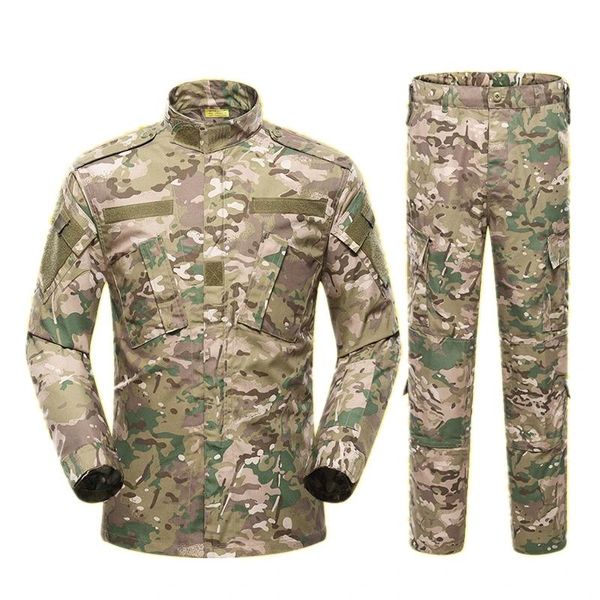 Jaquetas roupas do exército uniforme militar ternos táticos jaqueta de combate roupas masculinas calça camo caça terno militar airsoft soldado pano
