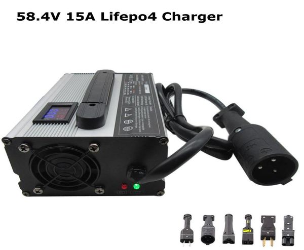 900w 48v lifepo4 carregador de bateria 584v 15a carrinho de golfe ezgo bicicleta elétrica rv empilhadeira carregador rxv txt Crowfoot7235348