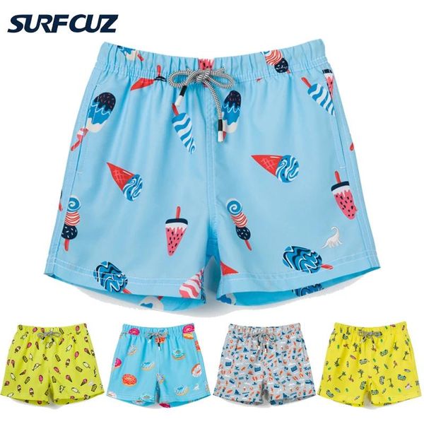 SURFCUZ Jungen Badehose Kleinkind Strandshorts Bademode Badeanzug für kleine Jungen Badeanzug 312 Jahre Kinder Jungen Sommer Badeshorts Set