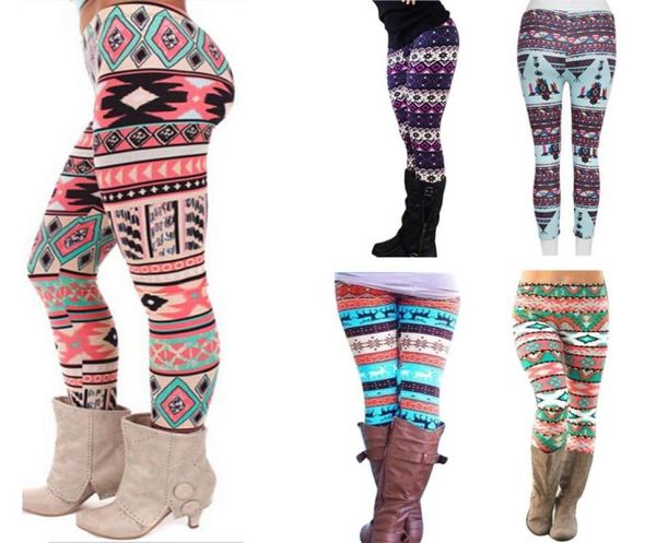 2020 nuove donne039s autunno leggings ragazza inverno pantaloni legging fiocco di neve natale cervo stampa leggings abbigliamento donna jeggings8960153