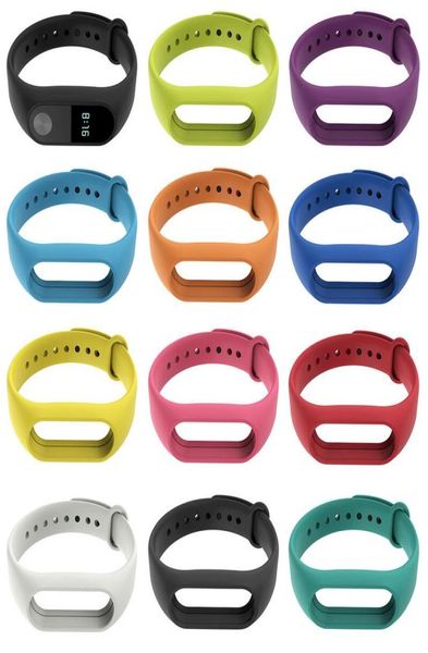 Für Xiaomi Mi Band 2 Armband Armband Miband 2 Bunte Silikon Strap Armband Ersatz Smart Band Zubehör2325187