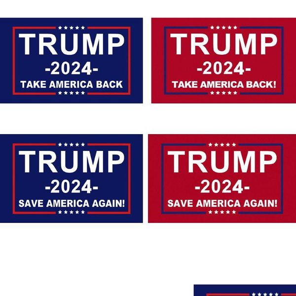 Banner Flags Trump Flag 2024 Eleição Donald Keep America Again Ivanka 150X90Cm 3X5Ft Hh21-378 Drop Delivery Home Garden Festivo Par Dhd7Q