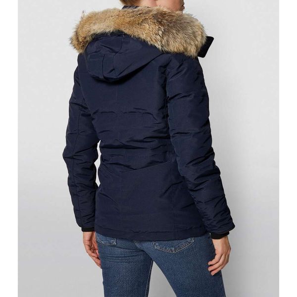 Designer Down Jackets White Canada Duck Windbreak Women Parkas Jackes Collar inverno Puffer Real Wolf Furt Coat Arctic Hood Taschet Wholesale Iffcoat