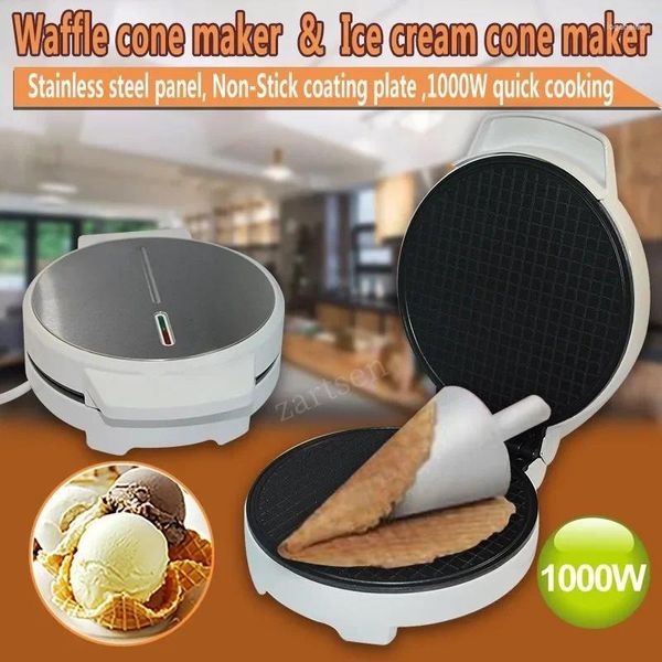 Macchine per il pane Elettrico Croccante Egg Roll Maker Frittata Sandwich Ferro Crepe Teglia Waffle Pancake Forno Macchina per cono gelato fai da te