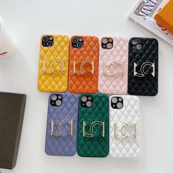 7 cores xadrez phonecase designer casos de telefone adequados para iphone 14 13promax 12 11 14pro max xs xsmax xr caso telefones titular multifuncional proteger shell