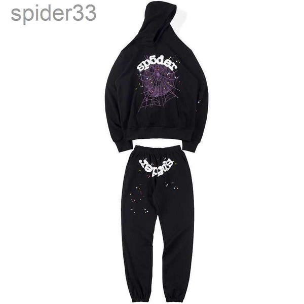 Herren Hoodies Sweatshirts Mode Sp5der 555555 Designer Trainingsanzug Sweat Suit Spider Young Thugg Set Star Style Angel Number Wooz9p 93QH