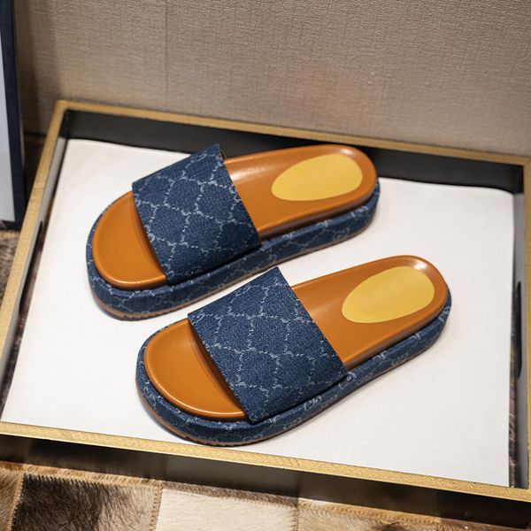 Slippers de designer Slides de tolera Black Slate Granite Brown Slip Slip Sandals Sandals Shoe Slider com Caixa 36-42